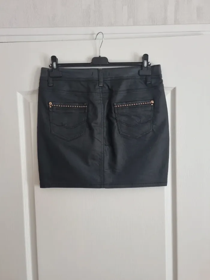 Jupe cotoon enduit - photo numéro 2