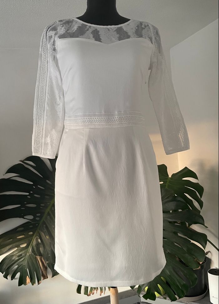 Robe blanche en dentelle – White and More – T.36 - photo numéro 2