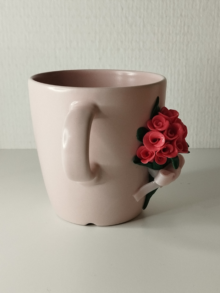 Fait main Mug décoré avec pâte polimaire abr034 - photo numéro 3