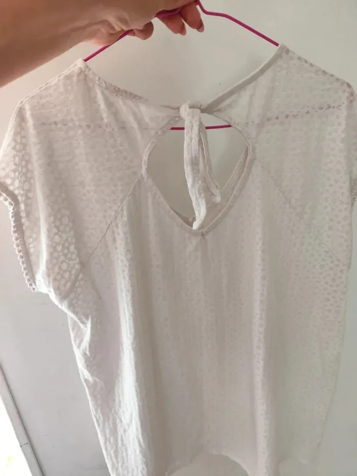 T-shirt blanc gemo - photo numéro 3