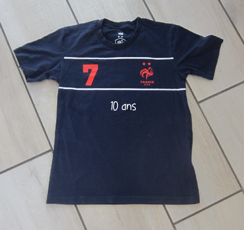 Tee shirt foot FFF