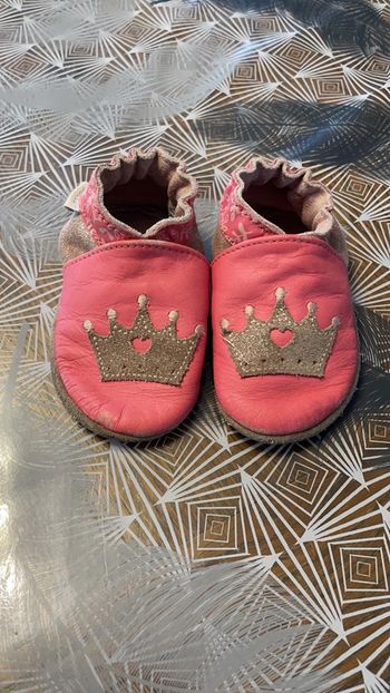 Chaussons en cuir