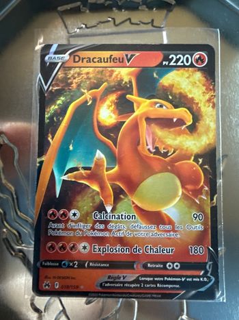 Dracaufeu V 078/159 - Zénith Suprême (Crown Zenith) - Carte Pokémon FR NM/MINT