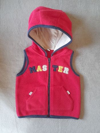 Veste sans manches garçon 6 mois