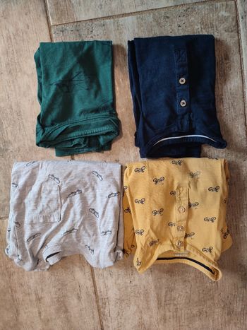 4 tee shirt manches longues 3 ans