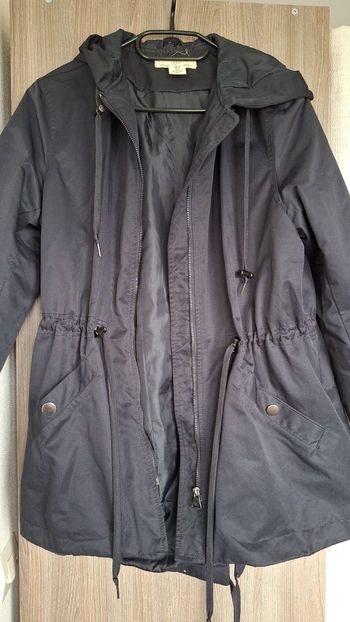 Parka bleu marine femme h&m 38