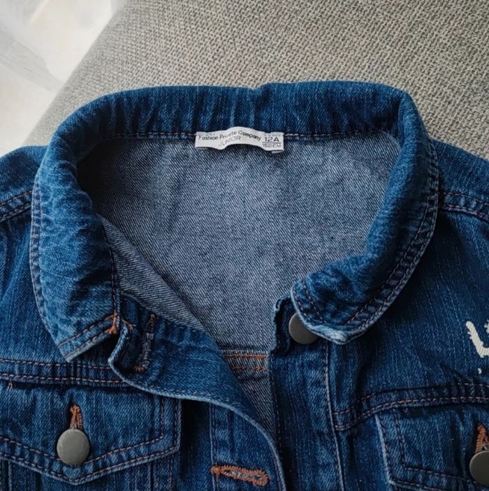 Veste en jean fille 12 ans. - photo numéro 4