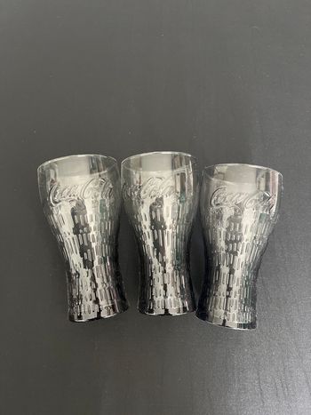 Lot 3 verres coca