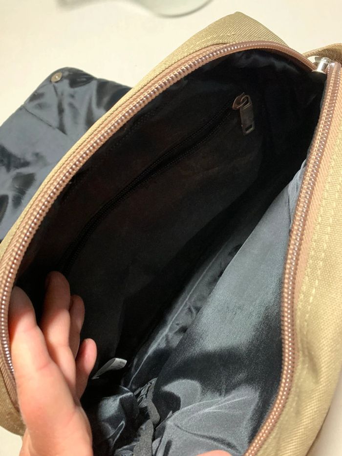 Sac à bandoulière kaki et noir - photo numéro 3