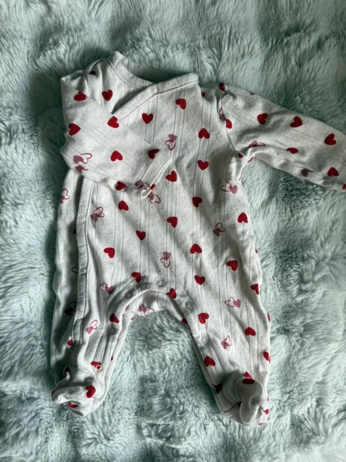 Pyjama motif cœur
