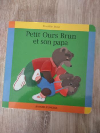 Livre cartonné Petit ours brun et son papa