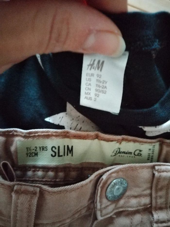 Ensemble h&m 18-24mois 92cm garçon - photo numéro 2