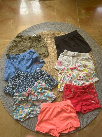 Lot de 9 shorts fille 4 ans 