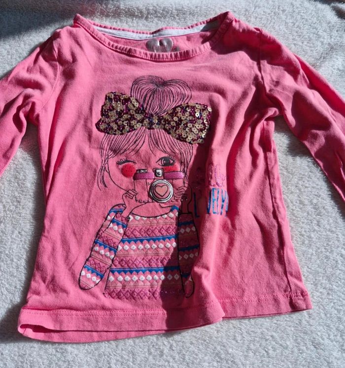 Lot de 3 tee-shirt short manches longues. Petit prix - photo numéro 4