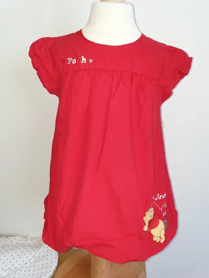 Ensemble robe et combinaison Winnie 12 mois - photo numéro 3
