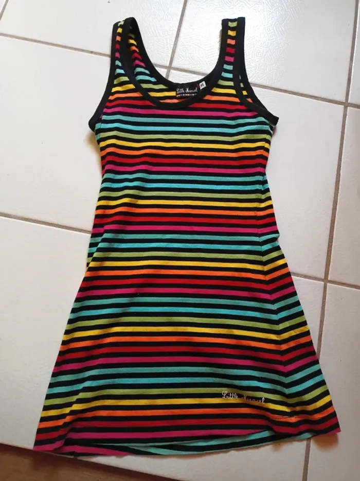 Robe femme rayée multicolore Little Marcel - photo numéro 10