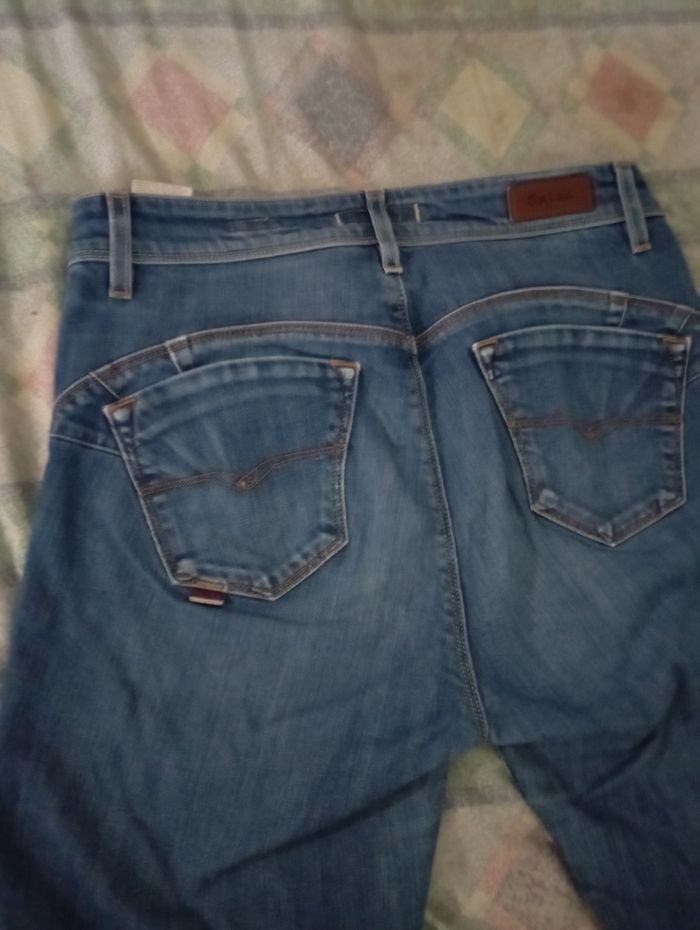 Jean salsa taille 38 couleur bleu - photo numéro 8