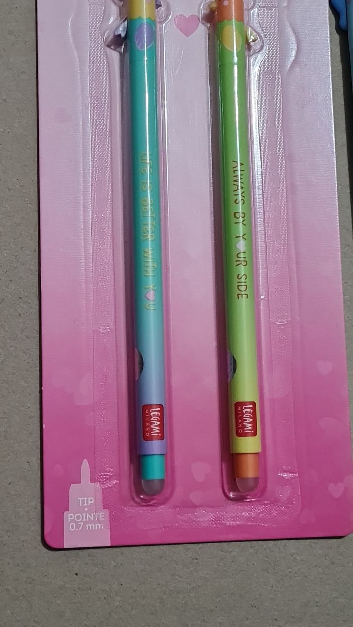 Legami Saint Valentin 2026 Oiseaux Amoureux + Poisson Némo Under the Sea + Éléphant = 4 Stylos - photo numéro 5