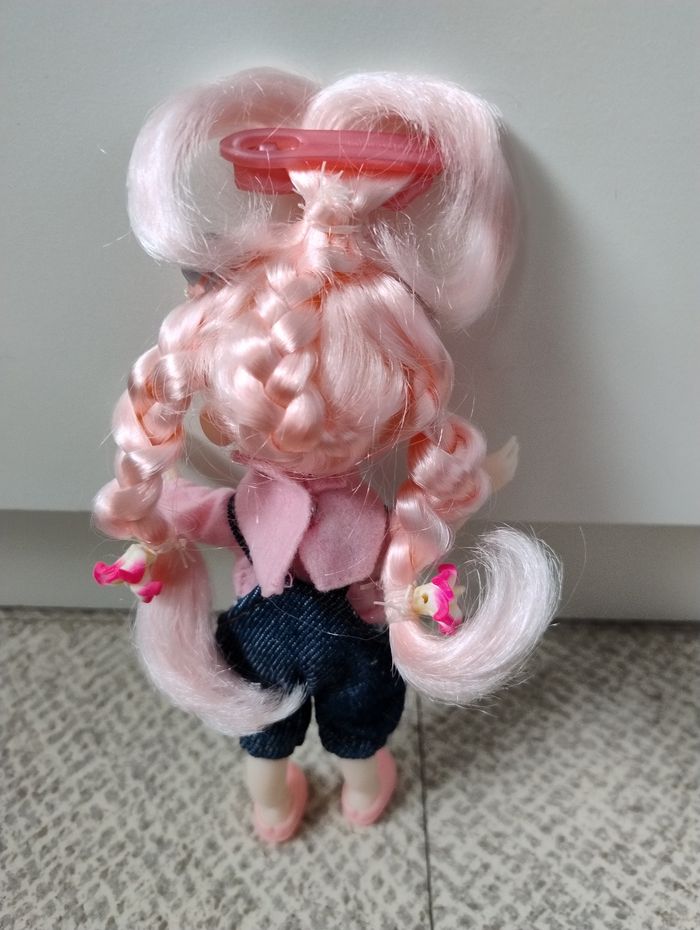 Poupée BJD cheveux rose - photo numéro 2