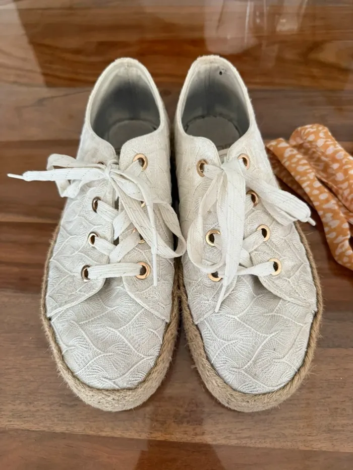 Basket broderie anglaise Eram
