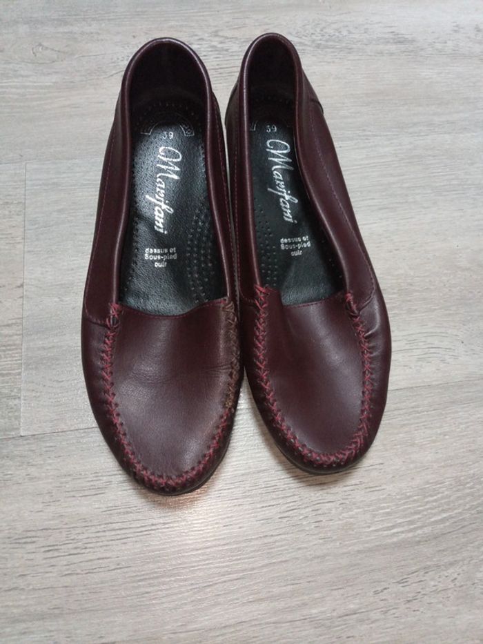 Mocassins en cuir taille 39