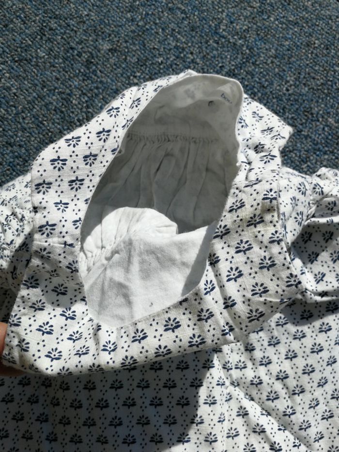 Robe blanc et bleu + culotte 3M bout'chou - photo numéro 13