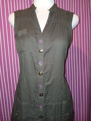 🩶Robe marron 100% coton