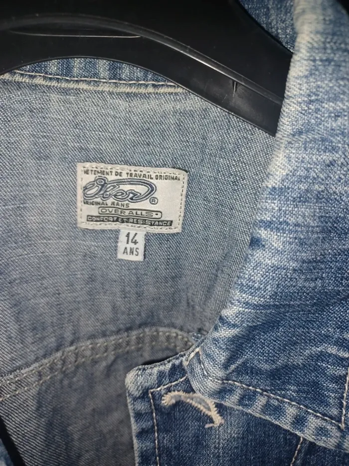 Veste en jean enfant 14 ans - photo numéro 3