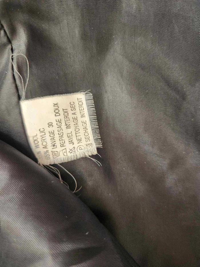 Manteau  mi longue  à  carreaux  tweed - photo numéro 7