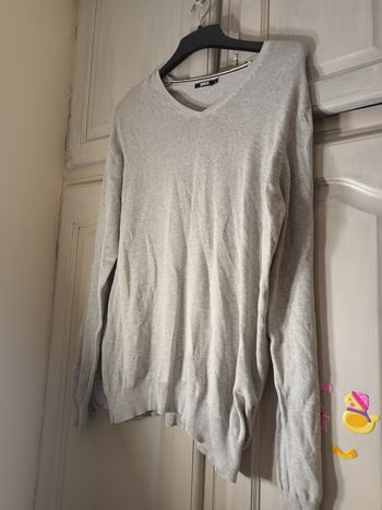Pull-over gris Brice XL