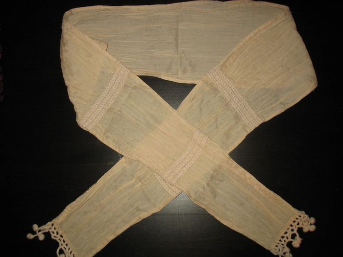 ÉCHARPE FINE BEIGE FILLE - 4 / 6 ANS - n°15