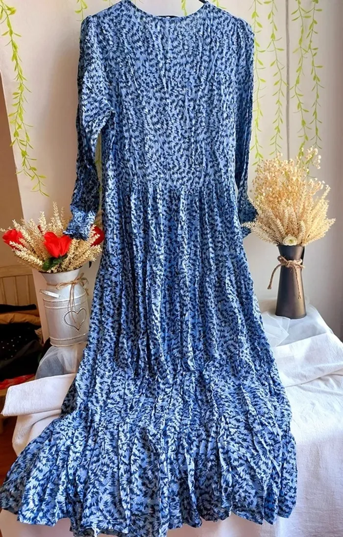 Robe d'été Zara – S – Bleu – État : Excellent - photo numéro 2
