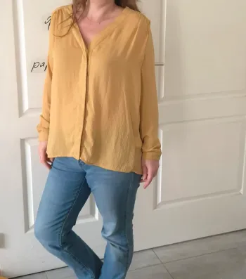Blouse jaune H&M taille 36