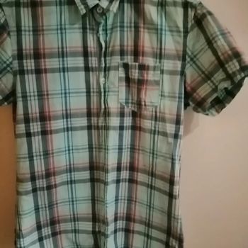 🌸Chemise à carreaux bleus blancs Tendance 2022 " Jules" T.38🌸