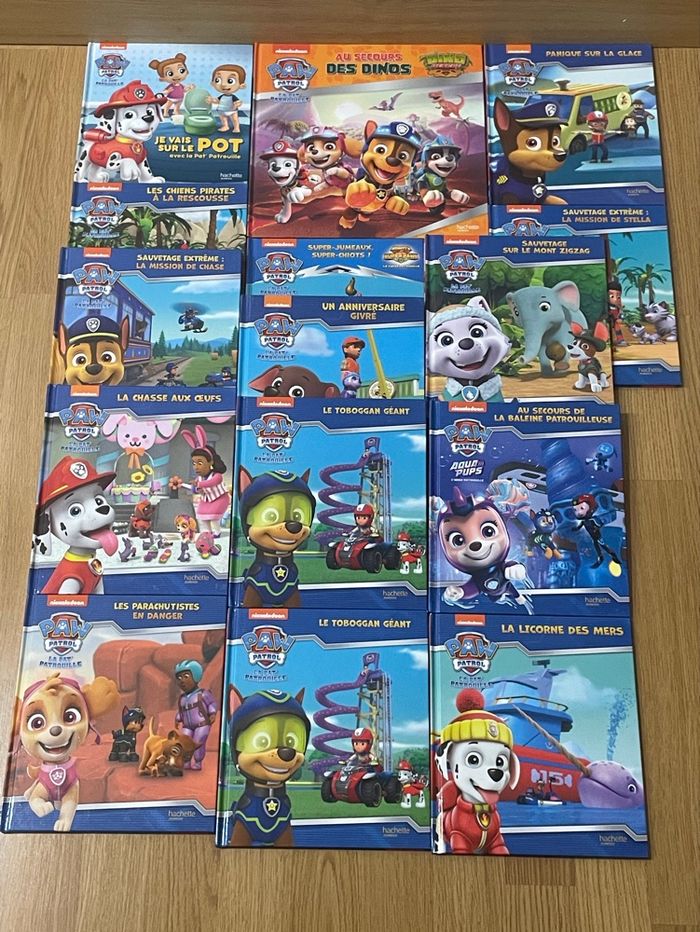 Lot 15 livres  pat patrouille