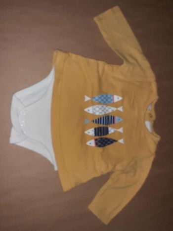 Tee-shirt manches longues bodies