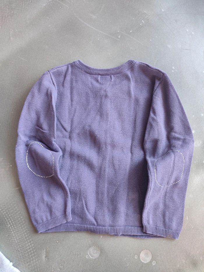 Gilet fille violet 36 mois 3 ans - photo numéro 3