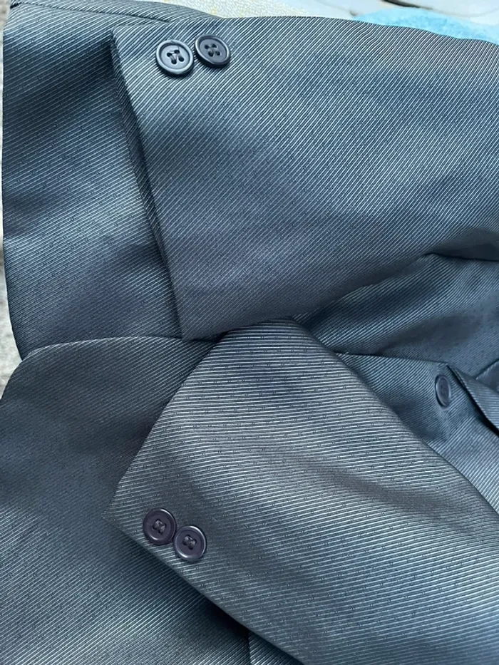 Veste gris bleu pour cérémonie taille 8 ans - photo numéro 6
