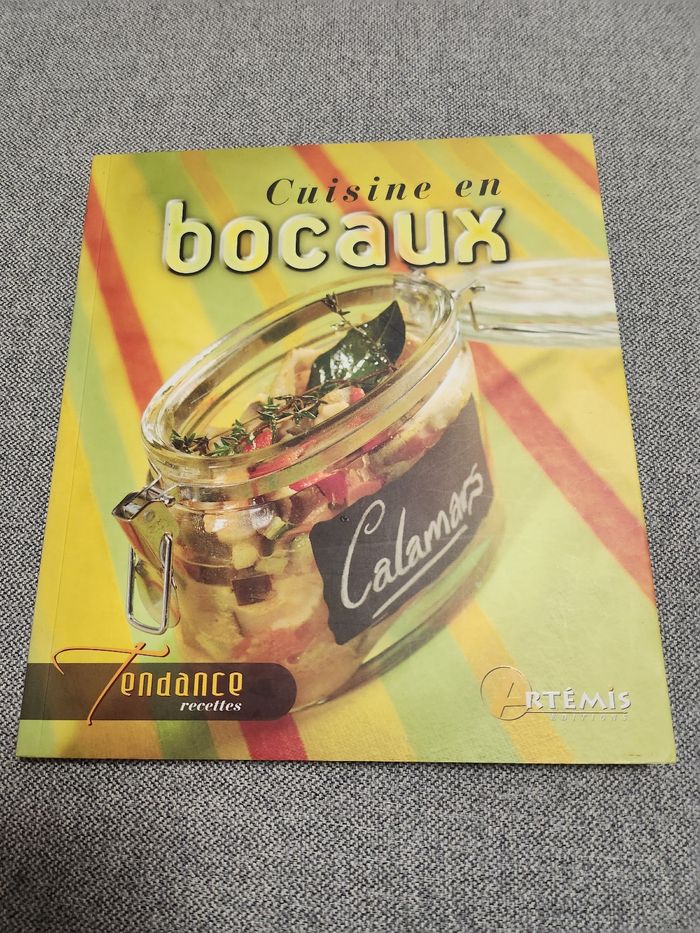 Livre cuisine en bocaux tendance recettes artemis editions