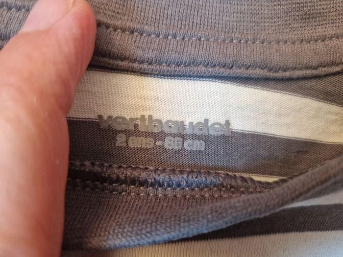 T-shirt manches longues, Vertbaudet, 2 ans, neuf - photo numéro 3