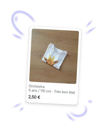 🩷 Tee-shirt MC 5 ans Orchestra #emyfleury_5ansfille