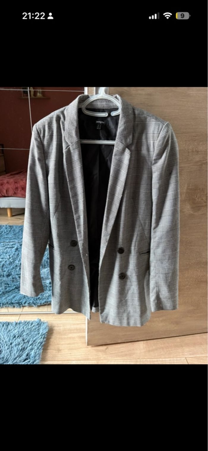 Blazer pied de poule