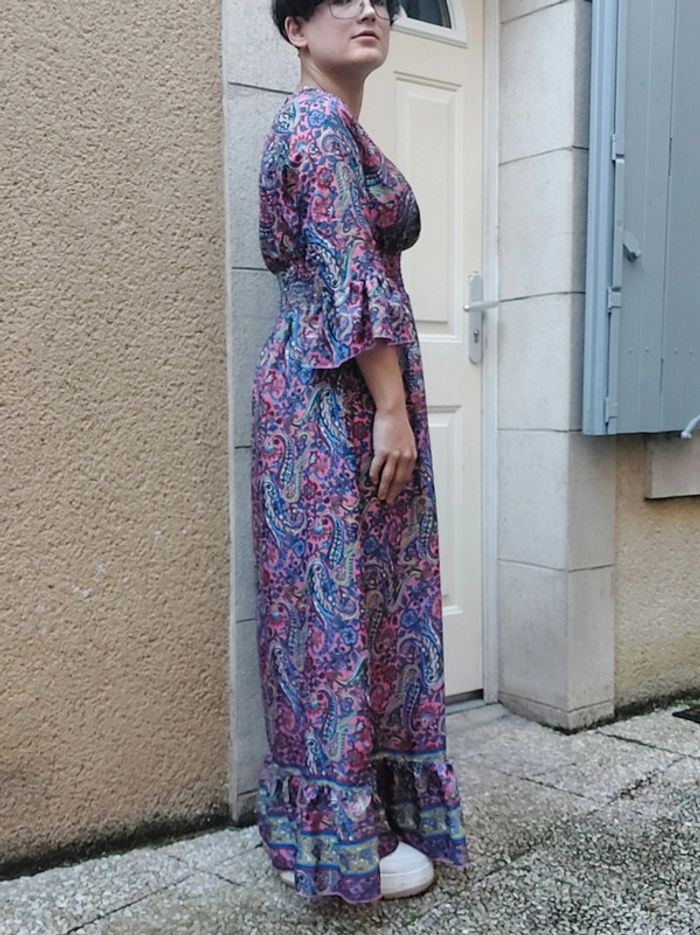 Robe en soie neuve pour 38/40 - photo numéro 4