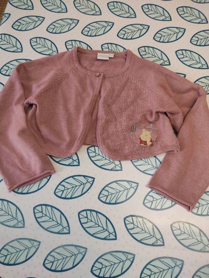 Gilet court fille 3 ans
