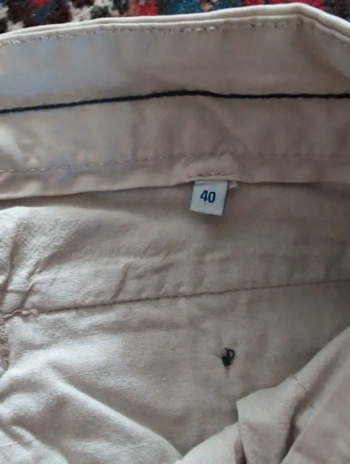 Bermuda Jules beige taille 40 - photo numéro 4