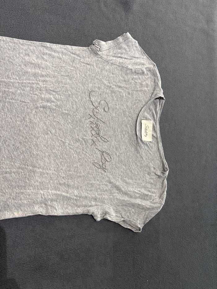 tee shirt gris - photo numéro 2