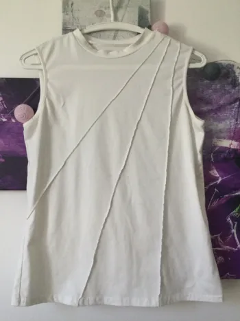 Débardeur blanc taille S