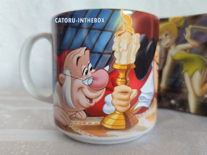 Tasse / Mug / Cup scène boite Disney Peter Pan Clochette Tinkerbell Captain Hook - photo numéro 8
