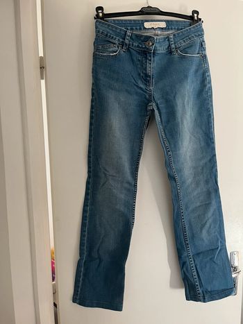 Jean droit etam bleu