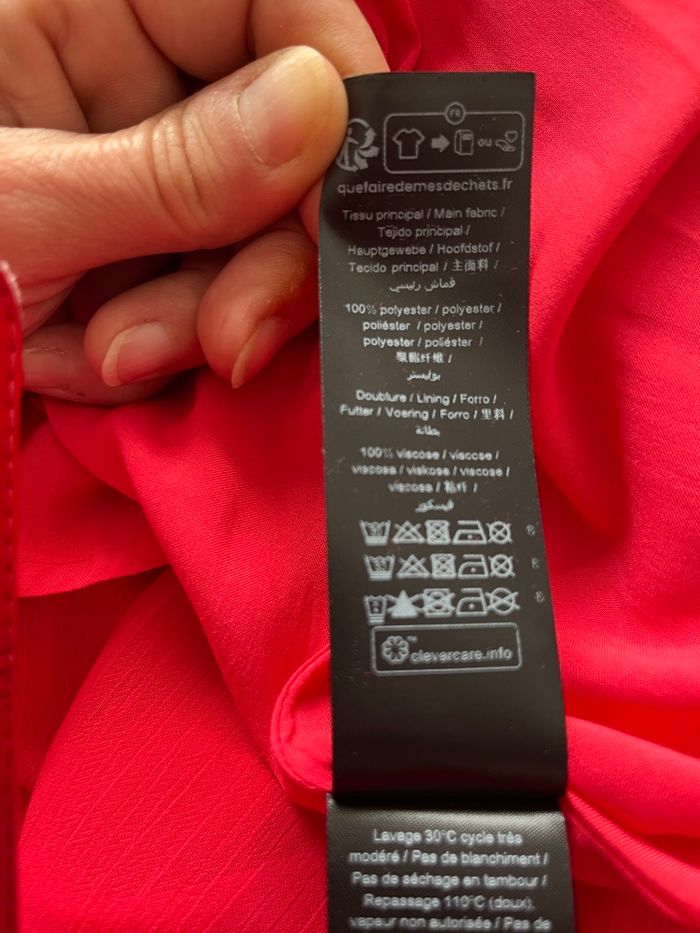 Robe longue corail Ikks taille 34 - photo numéro 5